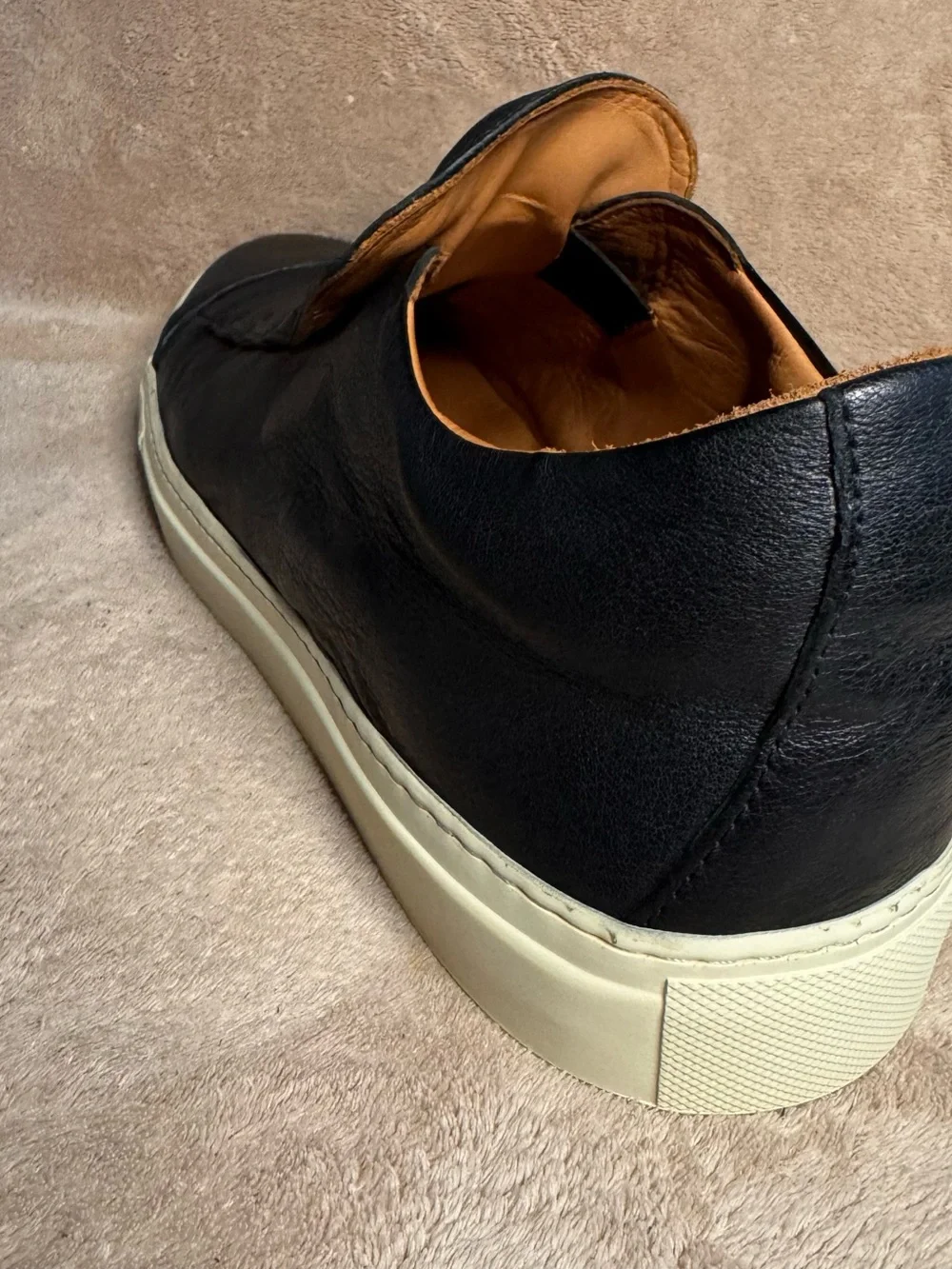 John Varvatos 315 Reed Laceless Leather Slip-On Sneakers Sz 13